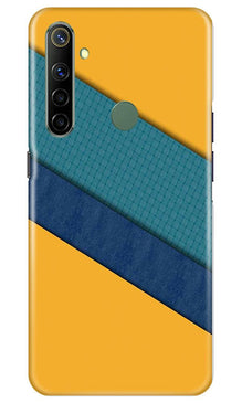 Diagonal Pattern Mobile Back Case for Realme Narzo 10 (Design - 370)