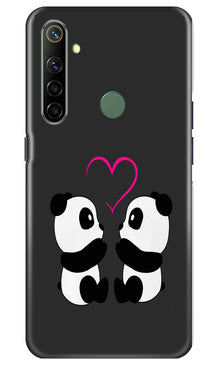Panda Love Mobile Back Case for Realme Narzo 10 (Design - 398)