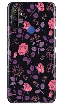Rose Pattern Mobile Back Case for Realme Narzo 10a (Design - 2)