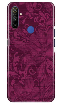 Purple Backround Mobile Back Case for Realme Narzo 10a (Design - 22)