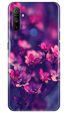 flowers Mobile Back Case for Realme Narzo 10a (Design - 25)