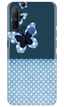 White dots Butterfly Case for Realme Narzo 10a