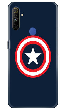 Captain America Mobile Back Case for Realme Narzo 10a (Design - 42)