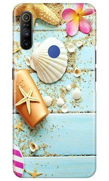 Sea Shells Mobile Back Case for Realme Narzo 10a (Design - 63)