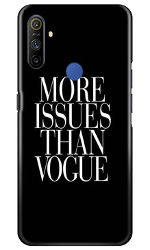 More Issues than Vague Mobile Back Case for Realme Narzo 10a (Design - 74)