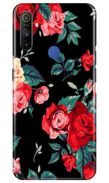 Red Rose2 Mobile Back Case for Realme Narzo 10a (Design - 81)