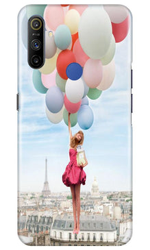 Girl with Baloon Mobile Back Case for Realme Narzo 10a (Design - 84)