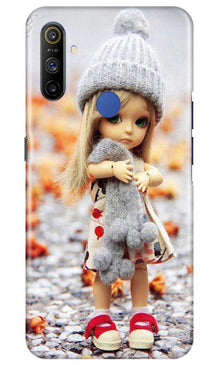 Cute Doll Mobile Back Case for Realme Narzo 10a (Design - 93)