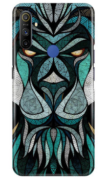 Lion Mobile Back Case for Realme Narzo 10a (Design - 97)