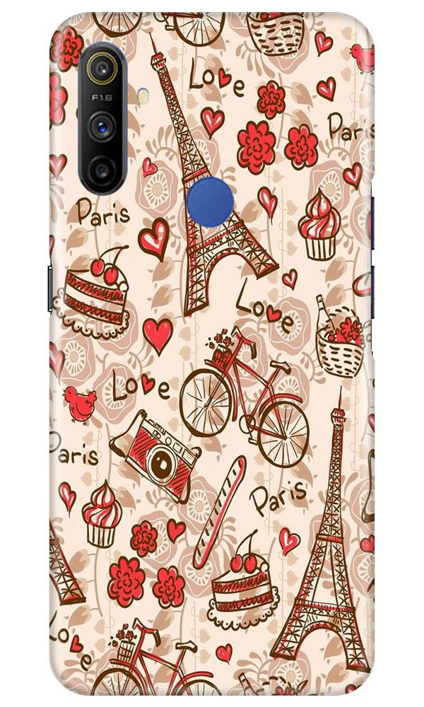 Love Paris Case for Realme Narzo 10a  (Design - 103)
