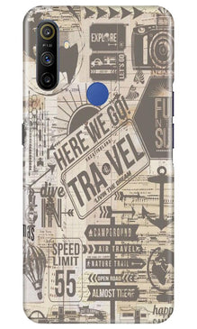 Travel Mobile Back Case for Realme Narzo 10a  (Design - 104)