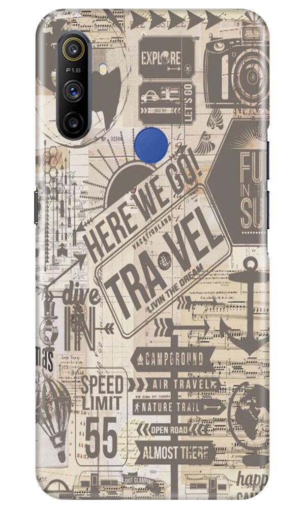 Travel Case for Realme Narzo 10a  (Design - 104)