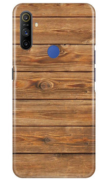 Wooden Look Mobile Back Case for Realme Narzo 10a  (Design - 113)