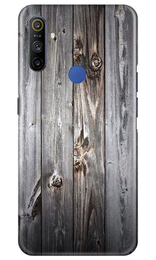 Wooden Look Mobile Back Case for Realme Narzo 10a  (Design - 114)