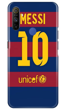 Messi Mobile Back Case for Realme Narzo 10a  (Design - 172)