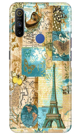 Travel Eiffel Tower Case for Realme Narzo 10a (Design No. 206)
