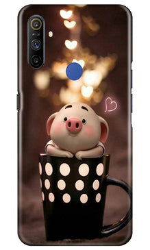 Cute Bunny Mobile Back Case for Realme Narzo 10a (Design - 213)