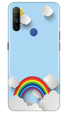 Rainbow Mobile Back Case for Realme Narzo 10a (Design - 225)