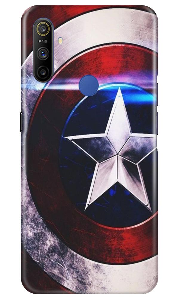 Captain America Shield Case for Realme Narzo 10a (Design No. 250)