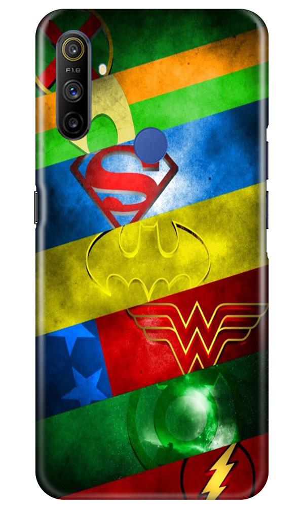 Superheros Logo Case for Realme Narzo 10a (Design No. 251)