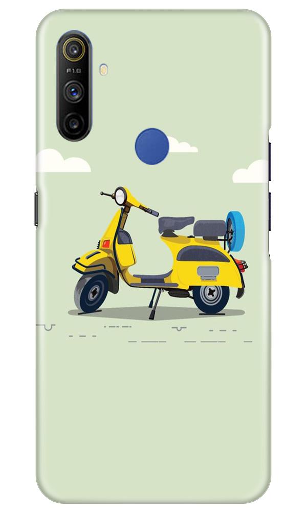 Vintage Scooter Case for Realme Narzo 10a (Design No. 260)