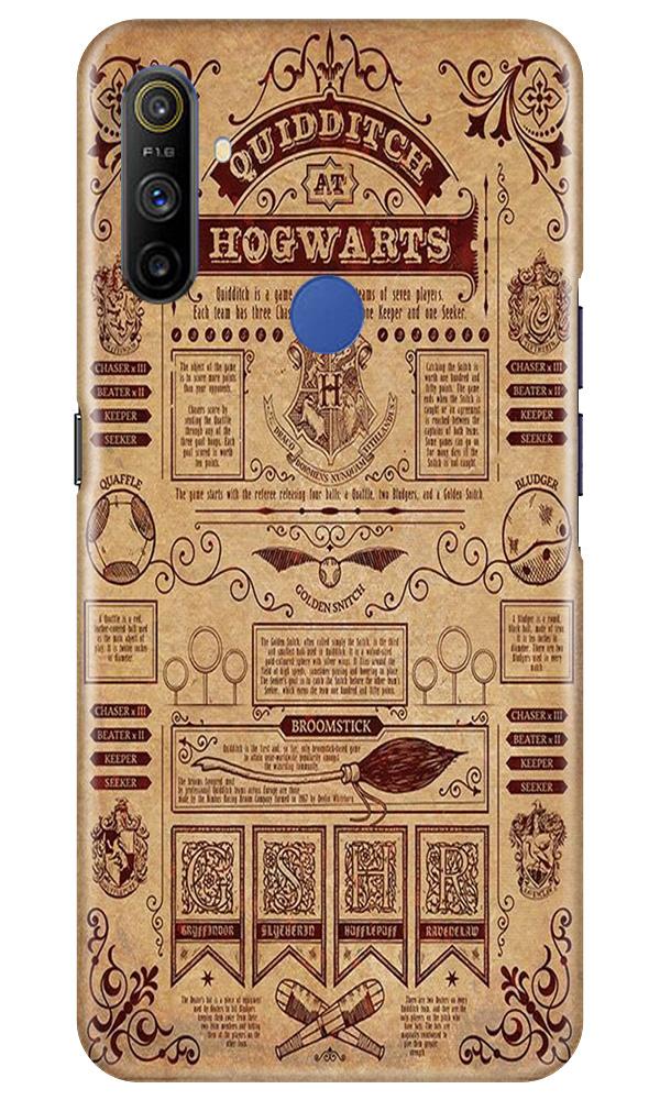 Hogwarts Mobile Back Case for Realme Narzo 10a (Design - 304)