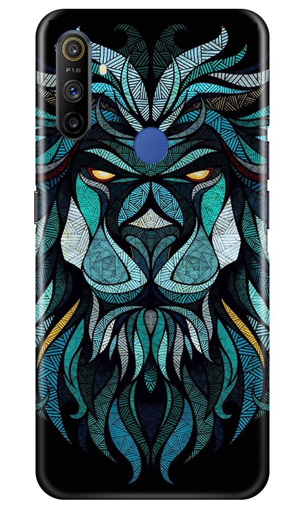 Lion Mobile Back Case for Realme Narzo 10a (Design - 314)