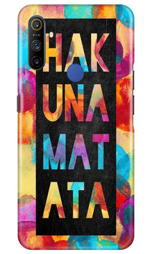 Hakuna Matata Mobile Back Case for Realme Narzo 10a (Design - 323)