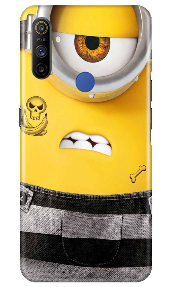 Minion Mobile Back Case for Realme Narzo 10a (Design - 324)