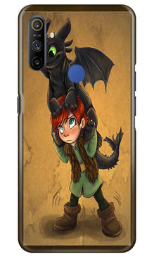 Dragon Mobile Back Case for Realme Narzo 10a (Design - 336)