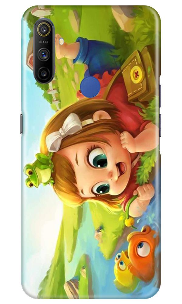 Baby Girl Mobile Back Case for Realme Narzo 10a (Design - 339)