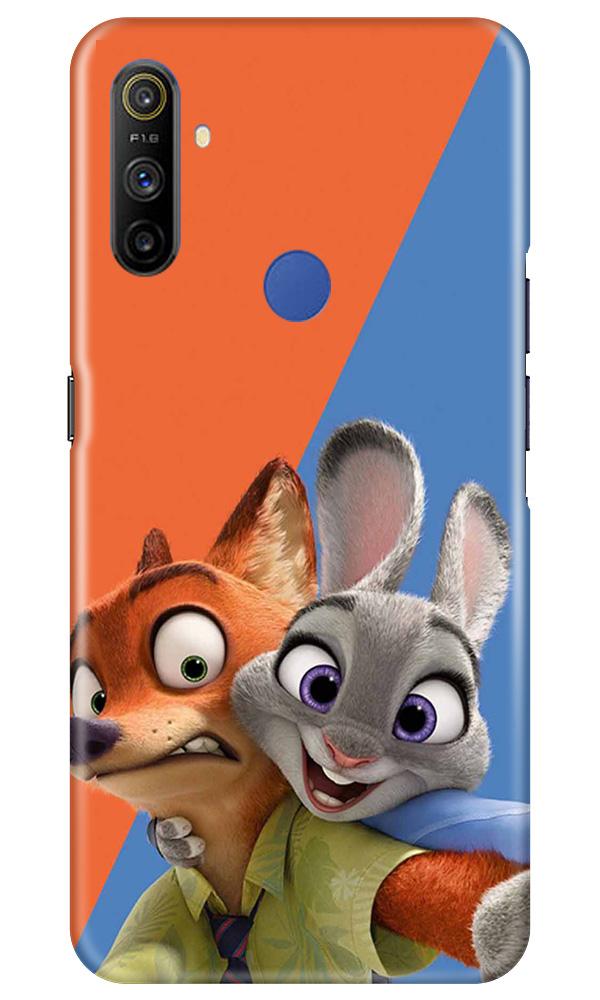 Cartoon Mobile Back Case for Realme Narzo 10a (Design - 346)