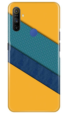 Diagonal Pattern Mobile Back Case for Realme Narzo 10a (Design - 370)