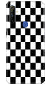 Black White Boxes Mobile Back Case for Realme Narzo 10a (Design - 372)
