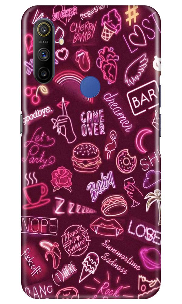 Party Theme Mobile Back Case for Realme Narzo 10a (Design - 392)