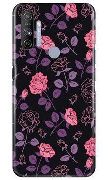 Rose Pattern Mobile Back Case for Realme Narzo 20A (Design - 2)