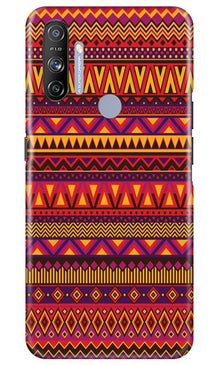 Zigzag line pattern2 Mobile Back Case for Realme Narzo 20A (Design - 10)