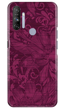 Purple Backround Mobile Back Case for Realme Narzo 20A (Design - 22)