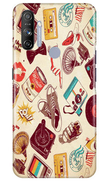 Vintage Mobile Back Case for Realme Narzo 20A (Design - 35)