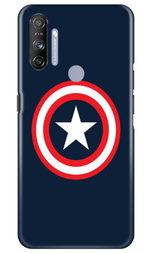 Captain America Mobile Back Case for Realme Narzo 20A (Design - 42)