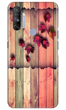 Wooden look2 Mobile Back Case for Realme Narzo 20A (Design - 56)