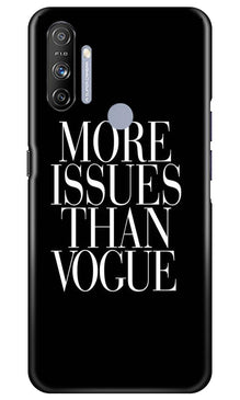 More Issues than Vague Mobile Back Case for Realme Narzo 20A (Design - 74)