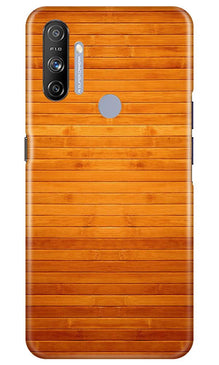 Wooden Look Mobile Back Case for Realme Narzo 20A  (Design - 111)