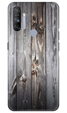 Wooden Look Mobile Back Case for Realme Narzo 20A  (Design - 114)
