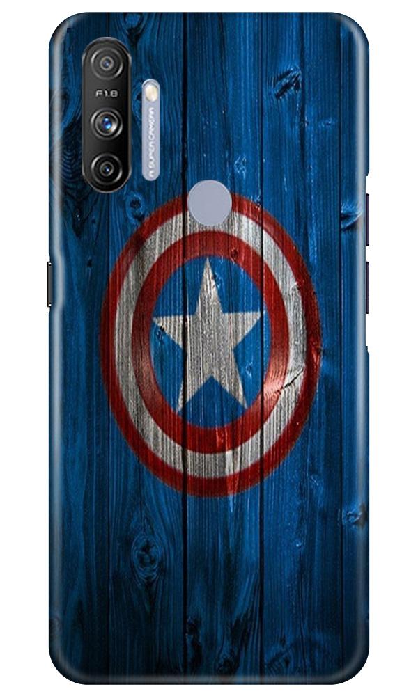 Captain America Superhero Case for Realme Narzo 20A  (Design - 118)