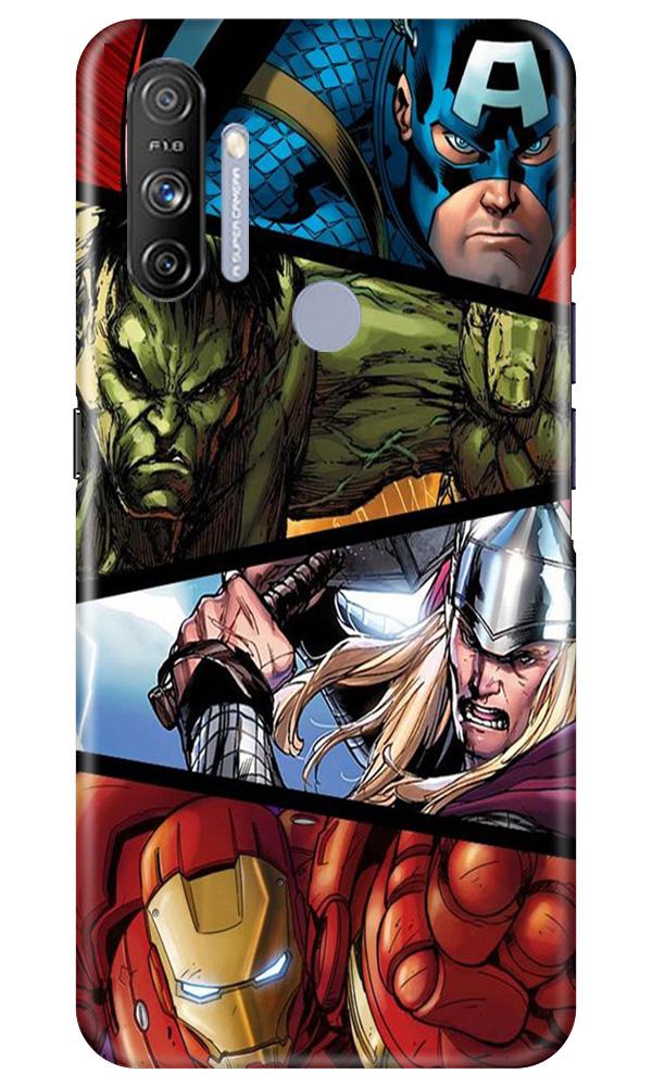 Avengers Superhero Case for Realme Narzo 20A  (Design - 124)