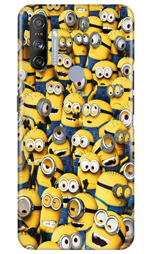 Minions Mobile Back Case for Realme Narzo 20A  (Design - 126)