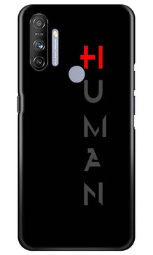 Human Mobile Back Case for Realme Narzo 20A  (Design - 141)