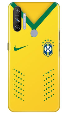 Brazil Mobile Back Case for Realme Narzo 20A  (Design - 176)