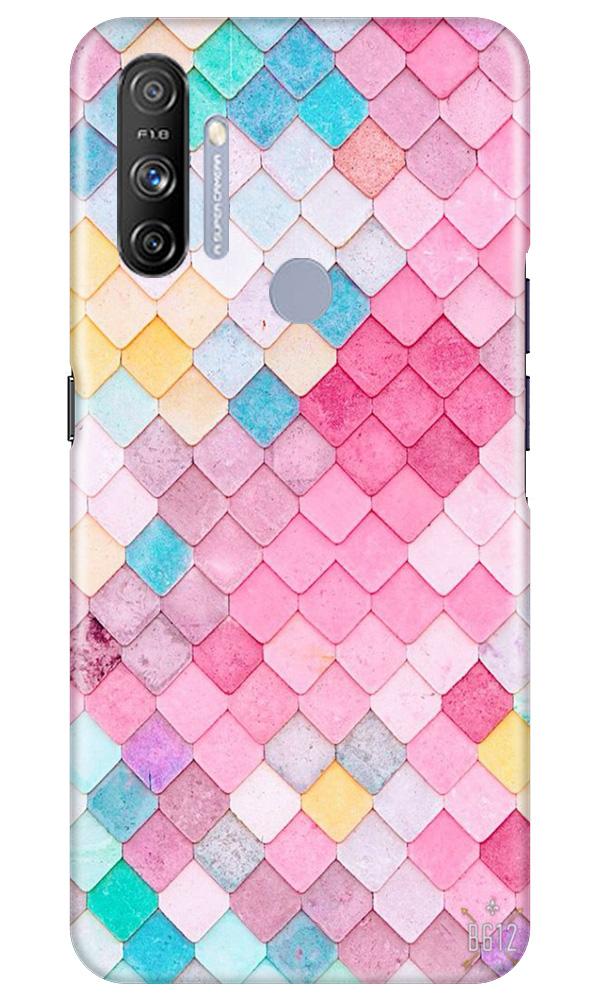 Pink Pattern Case for Realme Narzo 20A (Design No. 215)